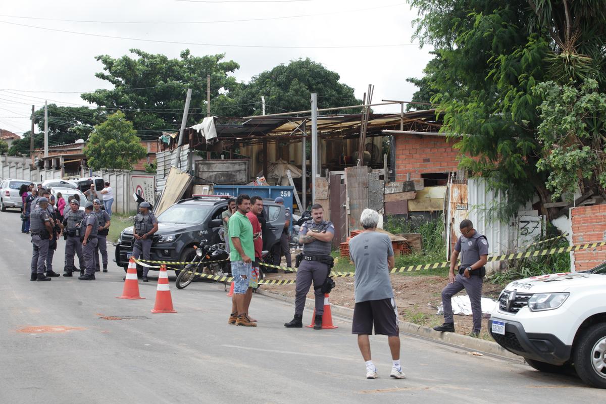 Local onde o porteiro foi morto pelo criminoso, que havia saído recentemente da cadeia: mais uma tragédia (Rodrigo Zanotto)