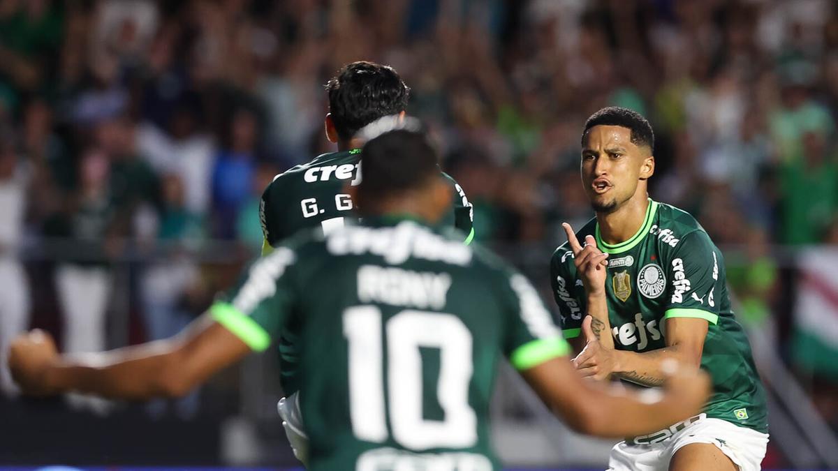 Murilo abriu o placar da partida (Cesar Greco/Palmeiras)