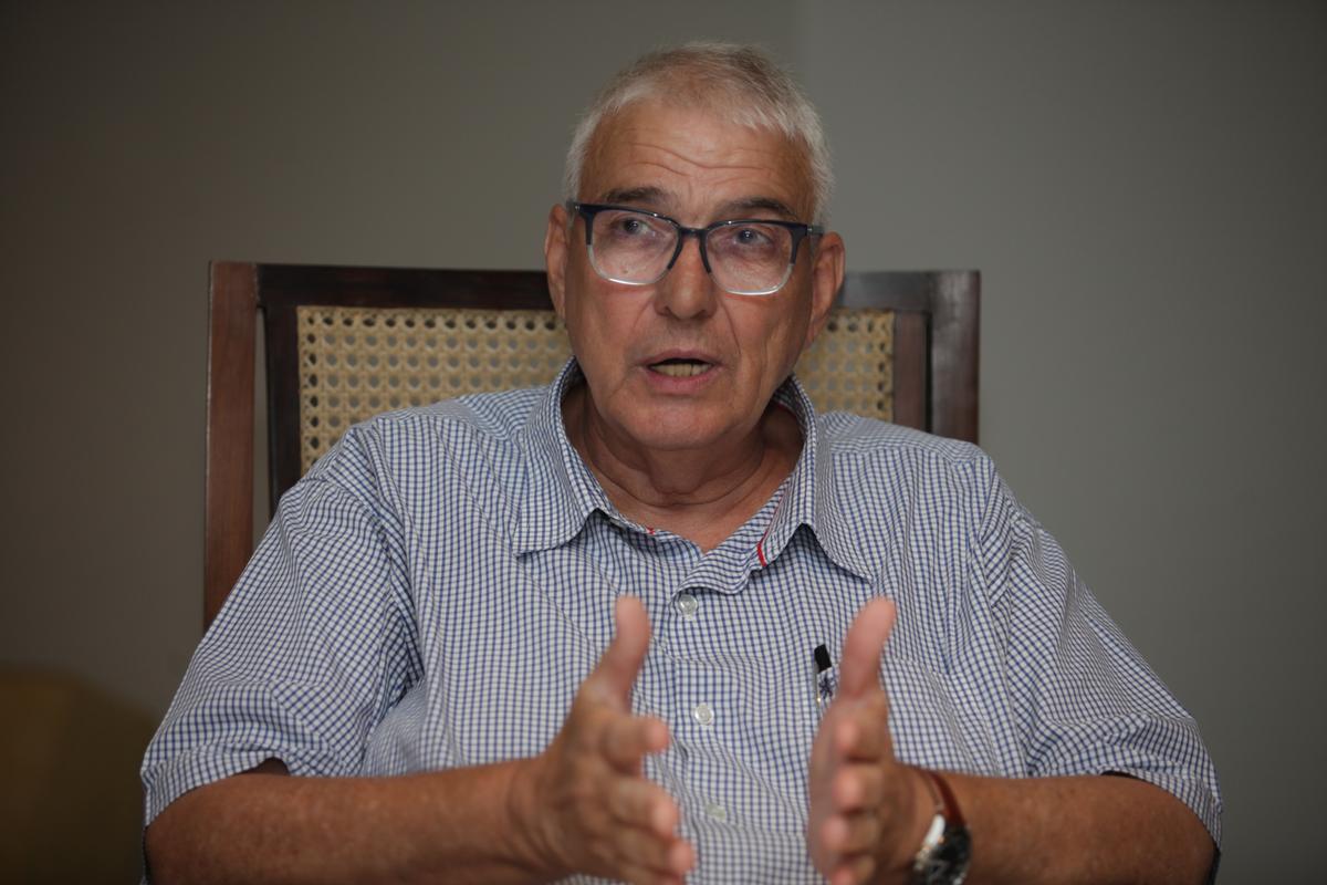 O secretário Ernesto Paulella: “Temos que aprender a viver com os efeitos das mudanças climáticas, para podermos evitar tragédias” (Rodrigo Zanotto)