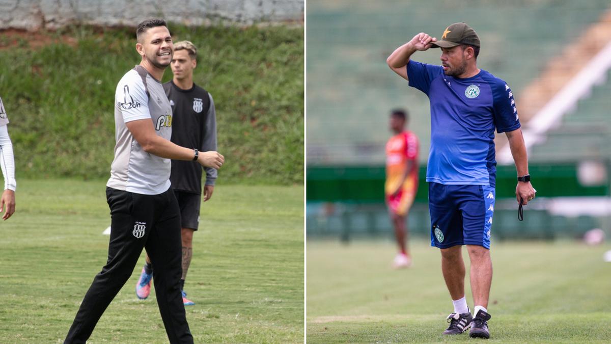 Após tentar a carreira de jogador de futebol, Guilherme dos Anjos auxilia o pai e já pensa seguir a carreira de treinador e Denis Iwamura é uma figura presente no trabalho do técnico Mozart e teve passagens por Coritiba, Santos e pela Seleção da Coreia do Sul (Diego Almeida/PontePress e Thomaz Marostegan/Guarani FC)