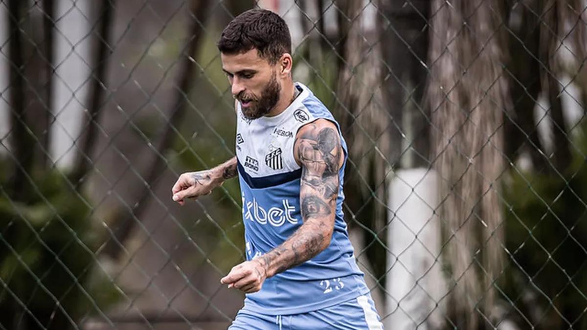 Lucas Lima é a aposta do Santos contra o Corinthians (Raul Baretta/ Santos FC)