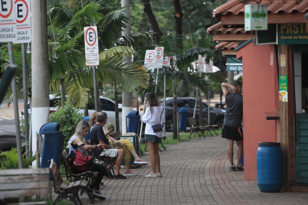 Quiosques na área externa da Lagoa do Taquaral: reabertura total deve acontecer somente em maio (Kamá Ribeiro)