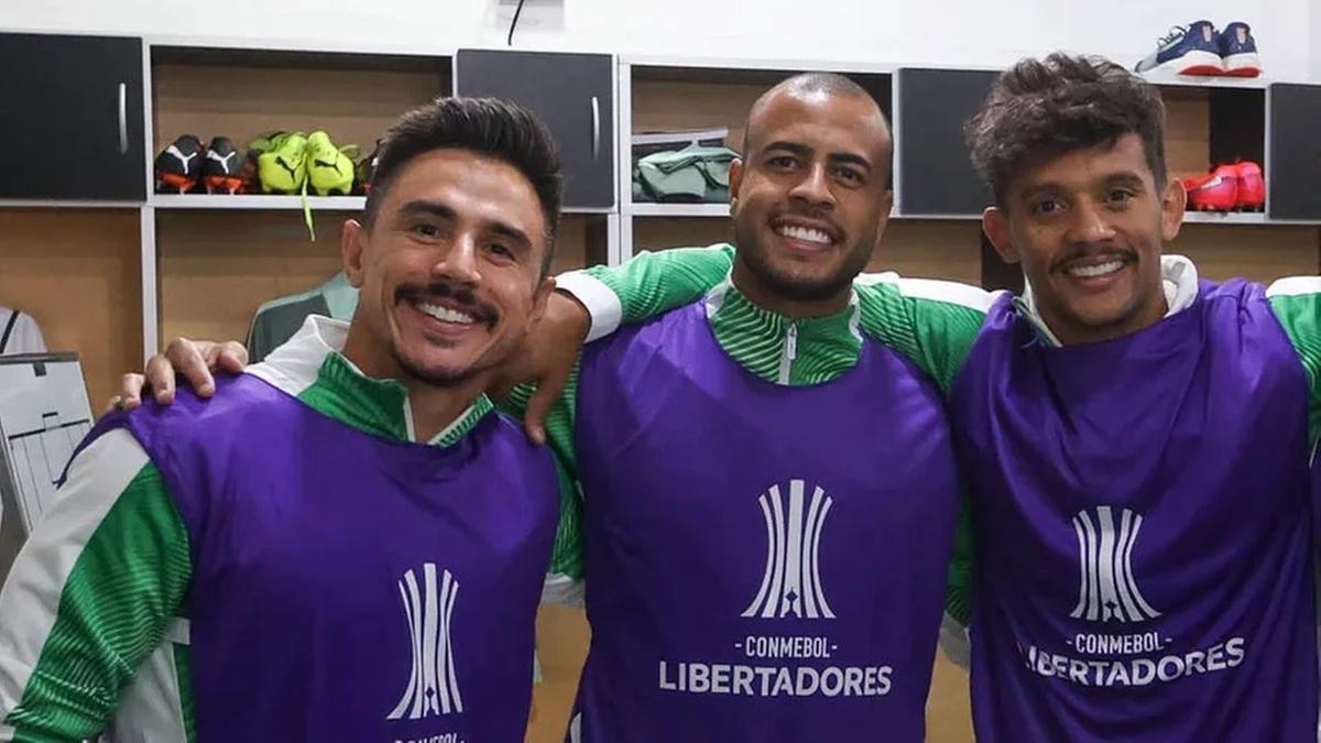 Willian, Gustavo Scarpa e Mayke (Cesar Greco/ Palmeiras)