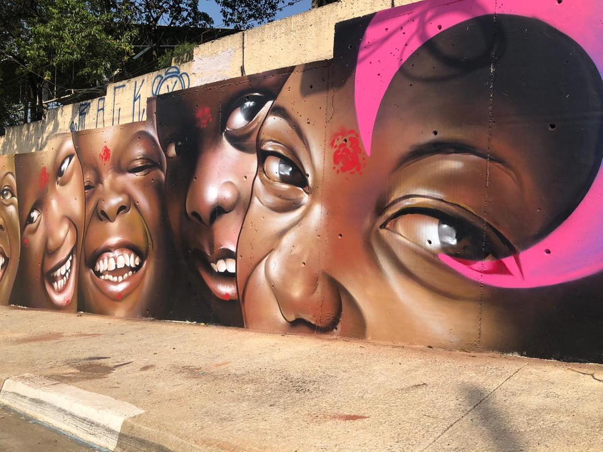 Nesta 6ª edição do Jacuba Festival de Graffiti serão 120 artistas grafitando 1.500 m² de muro com o tema "Água": mais colorido para a cidade (Julio Cesar dos Santos Souza)