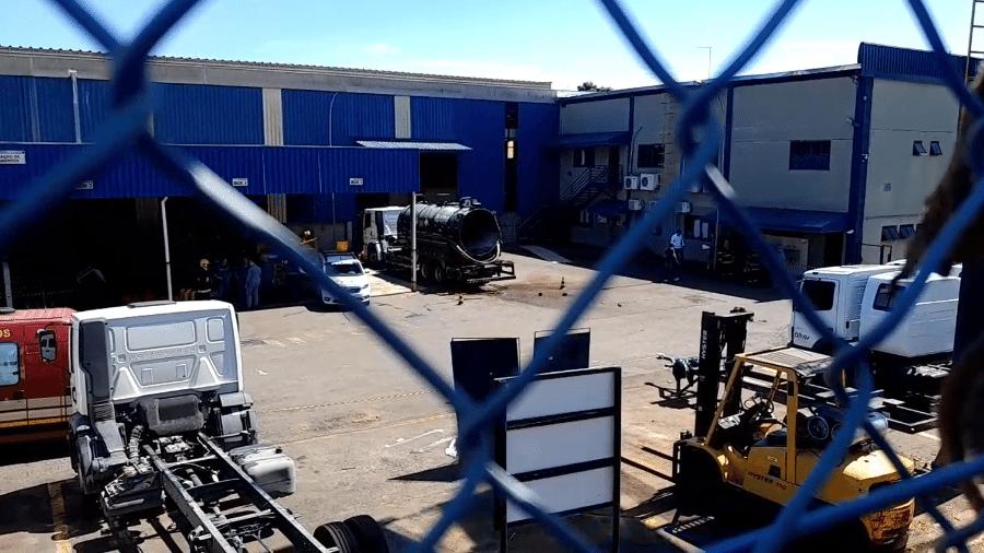 A empresa fica na na Estrada Municipal Valêncio Calegari (Reprodução/Redes Sociais)