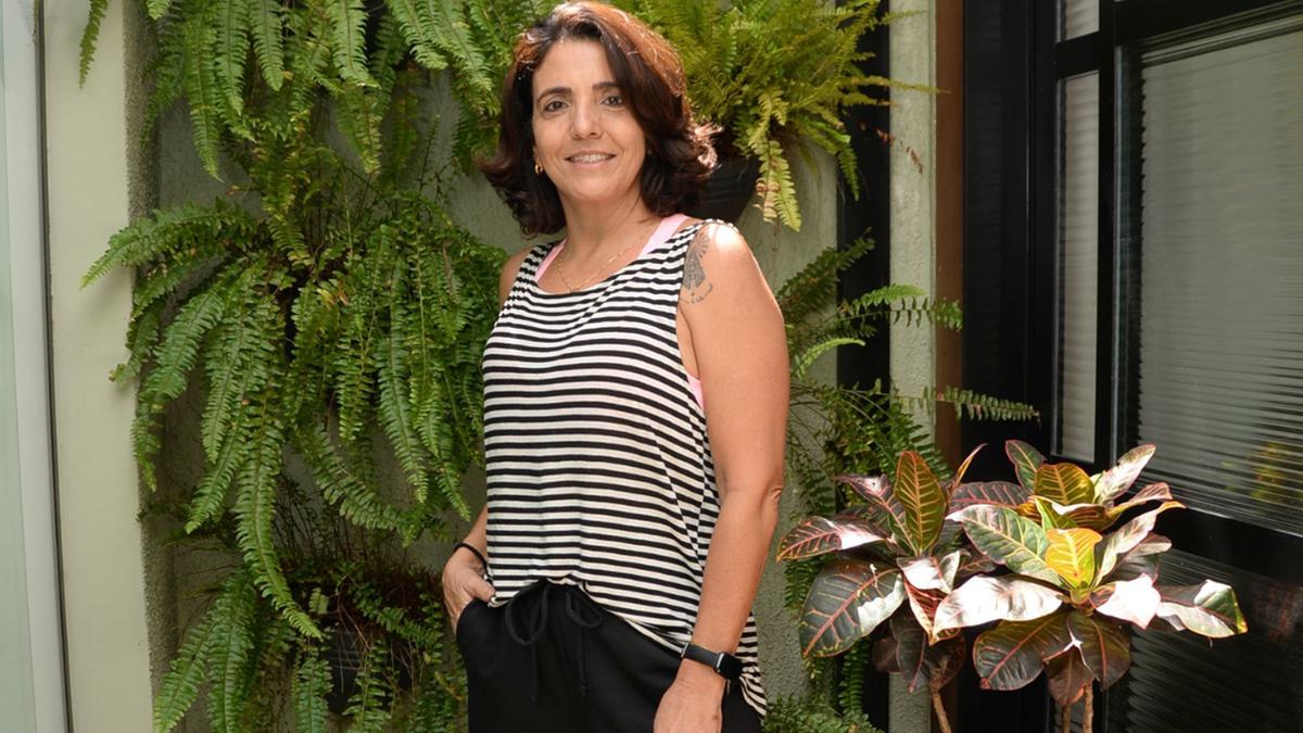 A empresária adora praticar esportes e cultivar plantas, que inclusive vão para sua loja (Alessandro Torres)