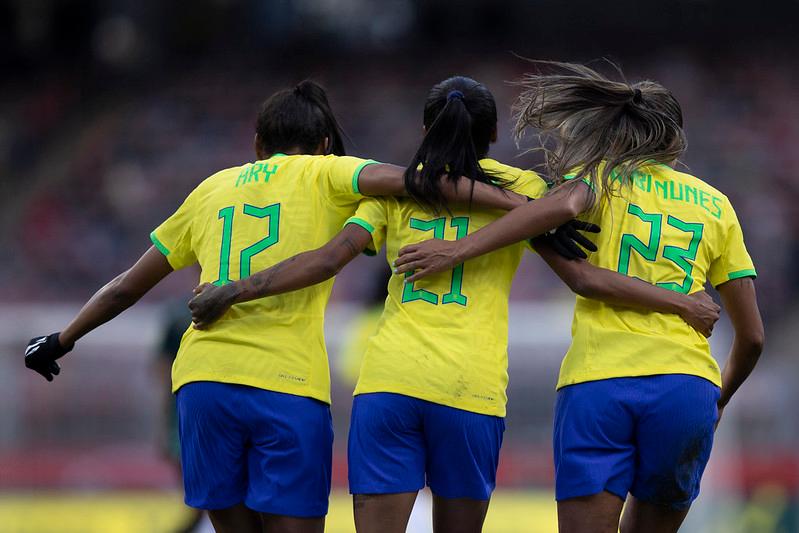 Amistoso da Seleção Feminina Principal no Max Morlock Stadium: Brasil x Alemanha (Thais Magalhães/CBF)
