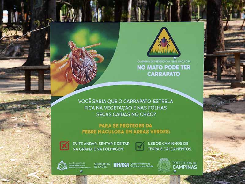 Parques Taquaral e Ecológico recebem ação de prevenção à febre maculosa (Eduardo Lopes/ PMC)