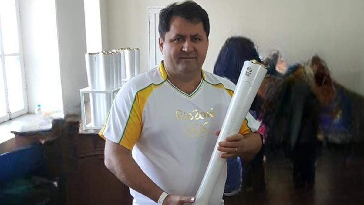 Márcio Caetano e o carregamento da tocha olímpica: uma vitória pessoal e intransferível (Divulgação)