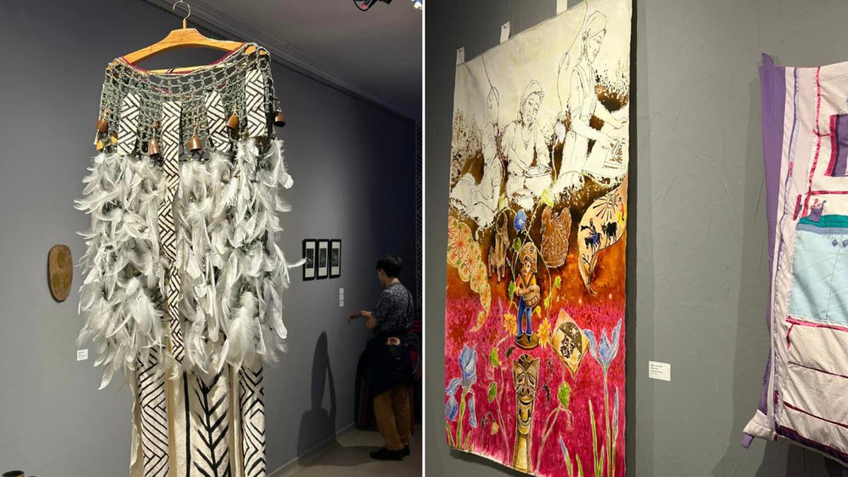 As obras de 25 artistas integram a mostra "Popular(es)", entre eles indígenas, brancos, negros e amarelos trazendo diversidade de técnicas e poéticas e ainda uma oficina gratuita de grafismos para ensinar a pintura corporal indígena (Divulgação)