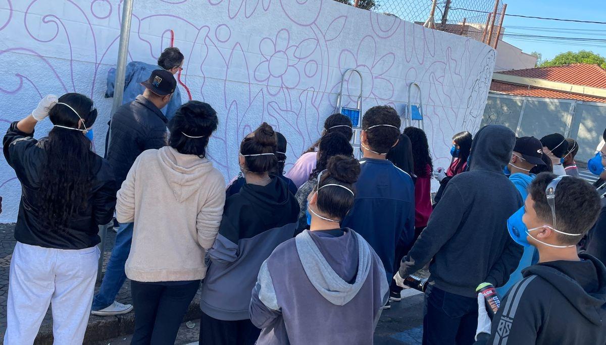 Escolas públicas de Mogi Mirim vão grafitar murais sobre Mata Atlântica e Empoderamento Feminino (Michelli Cristine Lucas)