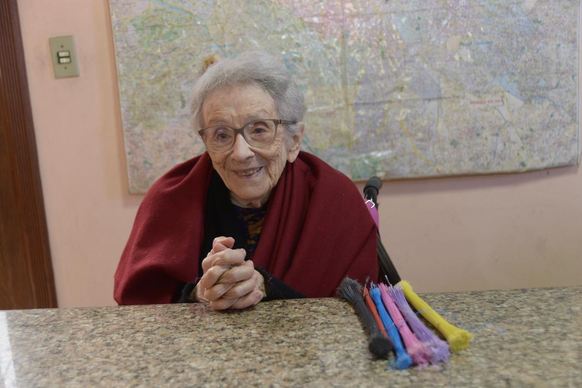 Empresária Zilda Rubinsky, que, aos 95 anos, tem planos de expandir os negócios (Alessandro Torres)