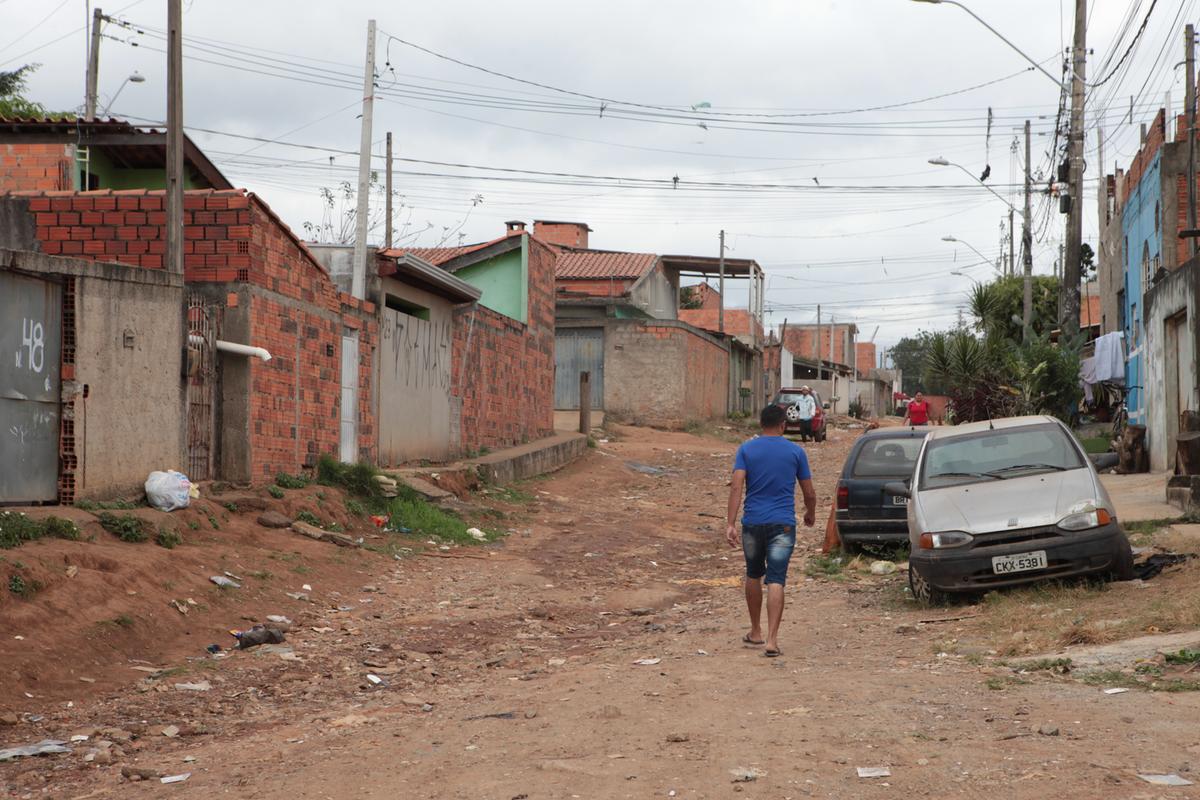 Crime ocorreu no bairro Cidade Singer, na região do Campo Belo, em Campinas; agressor está foragido (Rodrigo Zanotto)