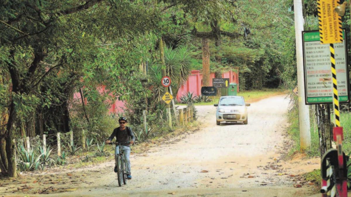 Área próxima à Fazenda Santa Margarida, localizada no distrito de Joaquim Egídio, onde as três vítimas fatais da febre maculosa participaram de um evento chamado "Feijoada do Rosa" no dia 27 de maio (Alessandro Torres)