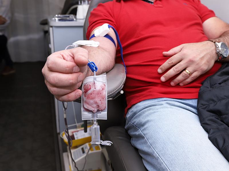 Data em que é celebrado o doador de sangue serve de alerta para a necessidade de mais doações (Fernanda Sunega/Arquivo PMC)