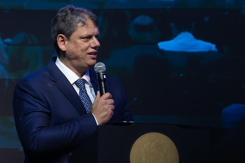Tarcísio Gomes de Freitas no Palácio dos Bandeirantes (Governo do Estado de SP)