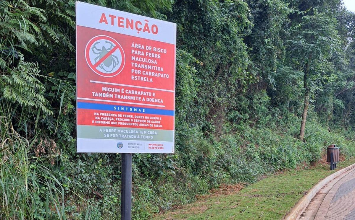 Parque foi inaugurado em março e conta com placas sobre o carrapato (Divulgação)