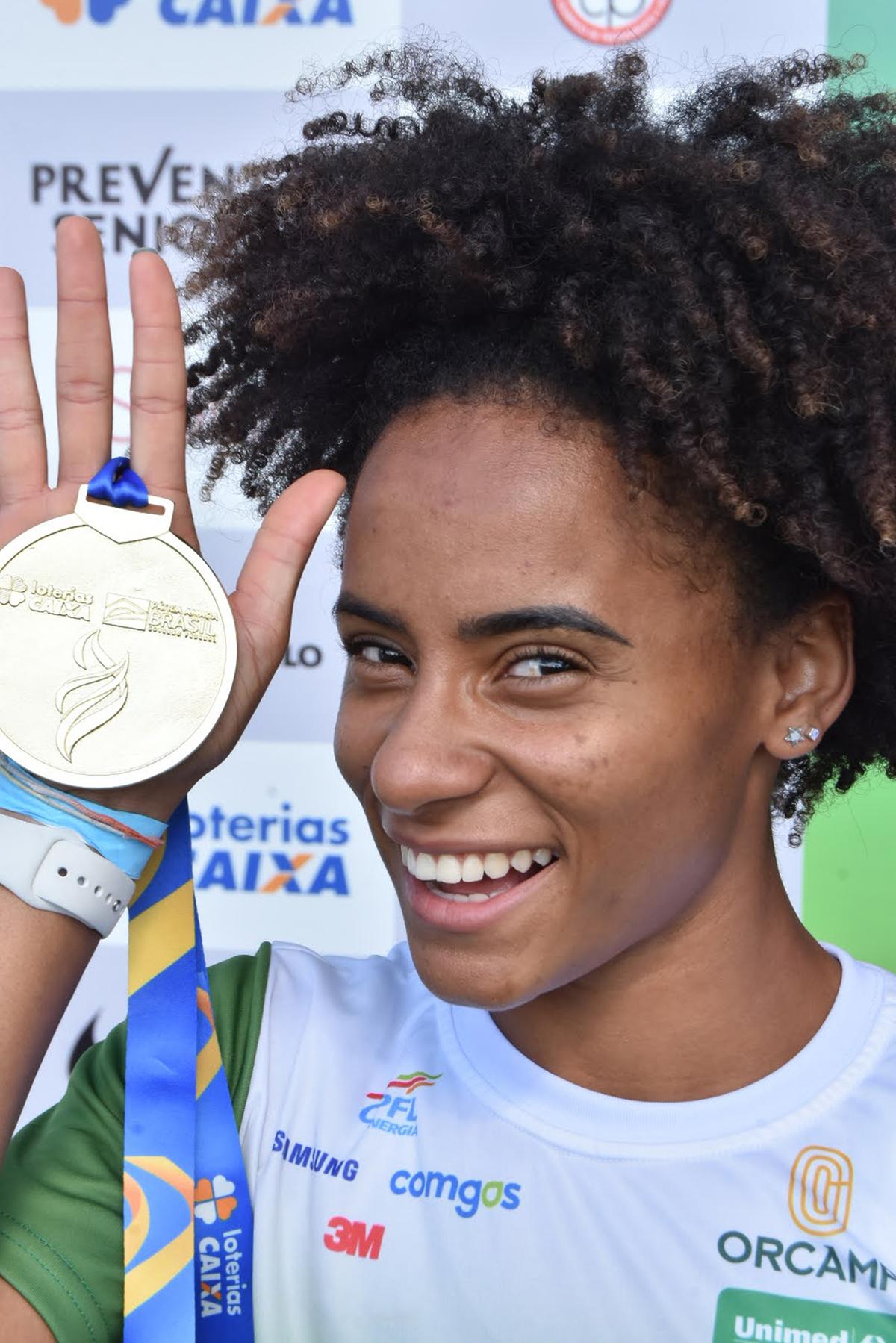 A experiente Tiffani Marinho, que tem quatro vitórias na competição, chega em Cuiabá bem preparada (Tiago Bueno/Orcampi)