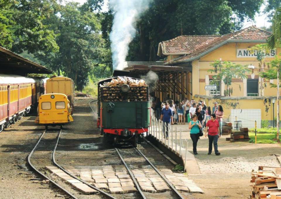 A Estação Anhumas é o ponto de partida do percurso da Maria Fumaça (Arquivo/ABPF Regional Campinas)