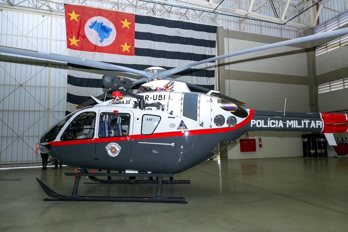 PM de SP ganha reforço de novo helicóptero para resgates e emergências medicas (Divulgação)