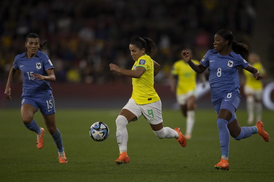 Debinha marcou o único gol do Brasil na partida (Thaís Magalhães/CBF)