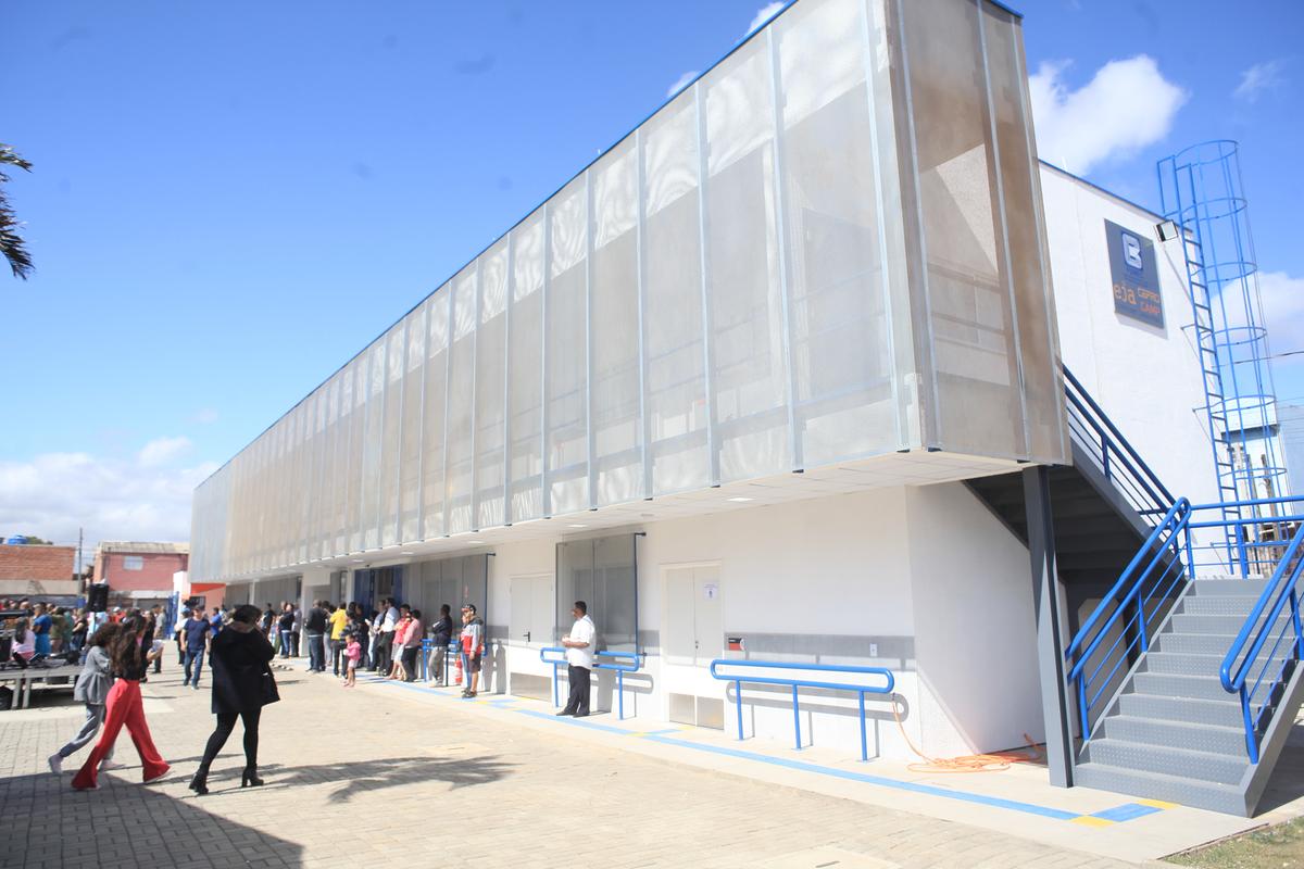 Nova unidade do Ceprocamp, inaugurada ontem no Campo Belo; capacidade de atender 120 alunos por turno, a unidade educacional da Prefeitura beneficiará um total de 360 estudantes nos três períodos (Kamá Ribeiro)