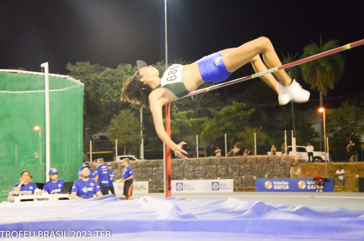 A atleta de Campinas saltou 1,84m no Sul-Americano e o objetivo é chegar à marca de 1,90m: “Está na minha perna, sei que tenho condições” (Tiago Bueno/Orcampi)