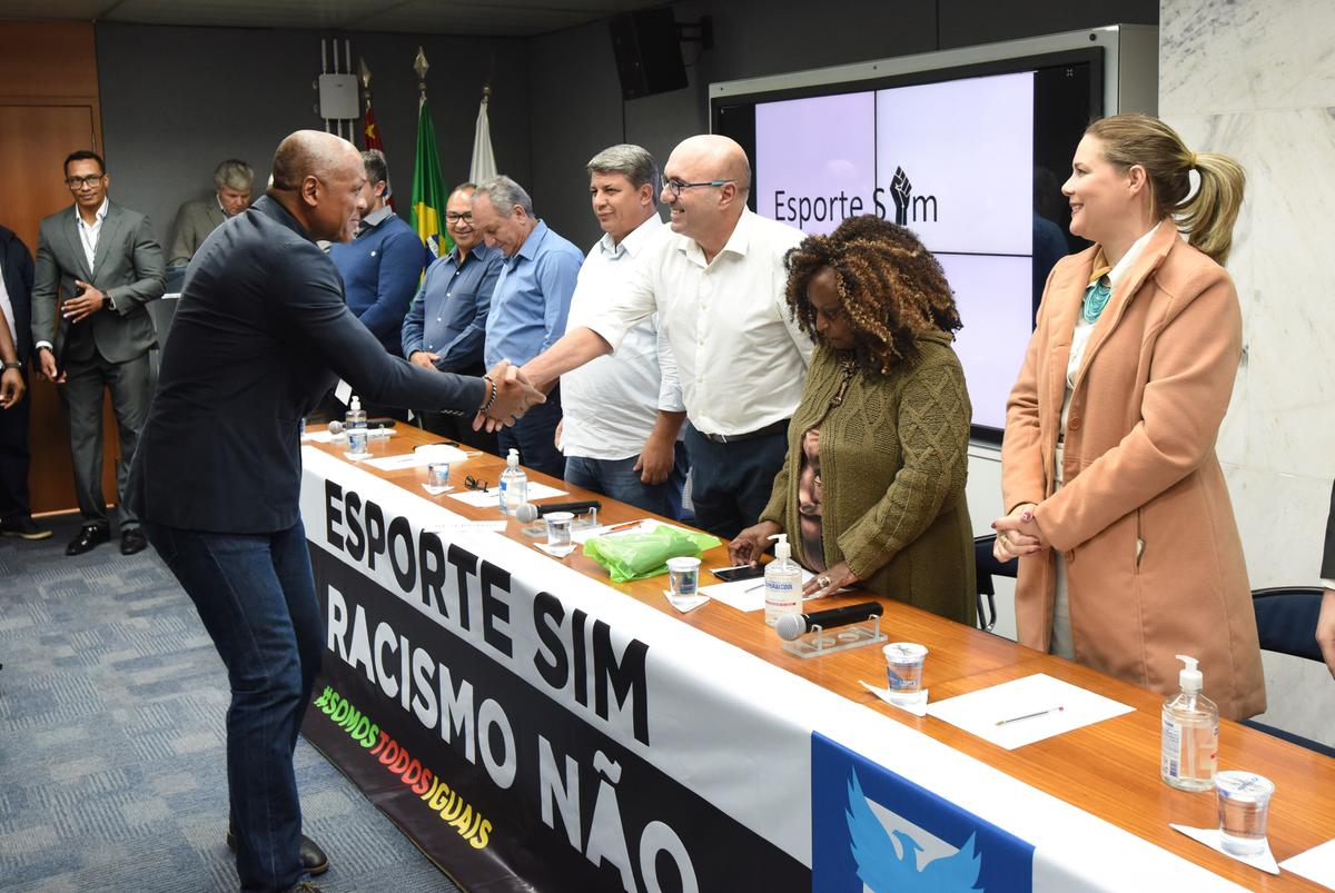 Ronaldão participou no ano passado da carta contra o racismo lançada na Prefeitura de Campinas (Divulgação)