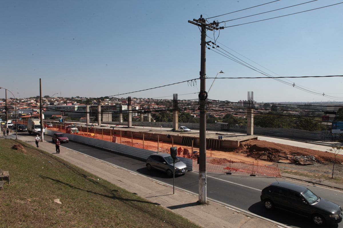 Recursos públicos, como os destinados à construção do BRT, têm contribuído para a melhoria da infraestrutura de Campinas, preparando a cidade para enfrentar os desafios que se apresentarão no futuro (Rodrigo Zanotto)