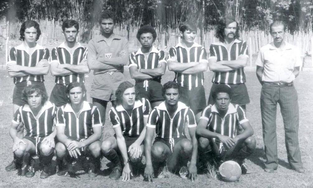 Em 1978, ainda com uniforme preto e branco (Divulgação)