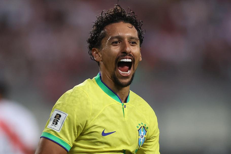 Marquinhos decidiu o jogo para o Brasil com um gol de cabeça (Vítor Silva / CBF)