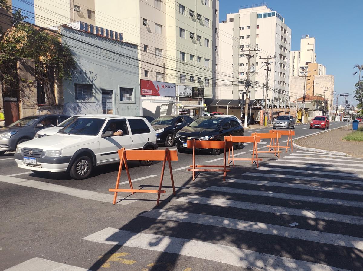 O bloqueio será no trecho entre as avenidas Guilherme Campos e João Marcos Fantinatti (Arquivo PMC)