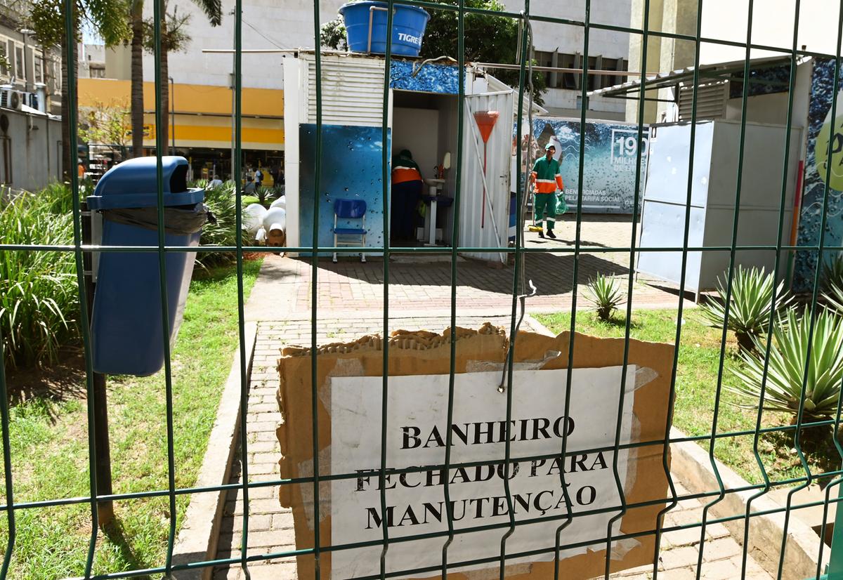 Banheiros estão fechados desde o dia 3 de agosto (Carlos Bassan/ PMC)