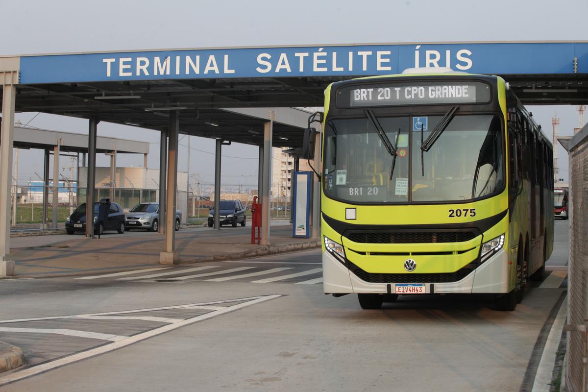 Duas das três novas linhas (BRT25 e BRT26) terão como ponto de partida o Terminal Satélite Íris; objetivo é dar celeridade à mobilidade urbana e atrair mais usuários ao serviço (Rodrigo Zanotto)