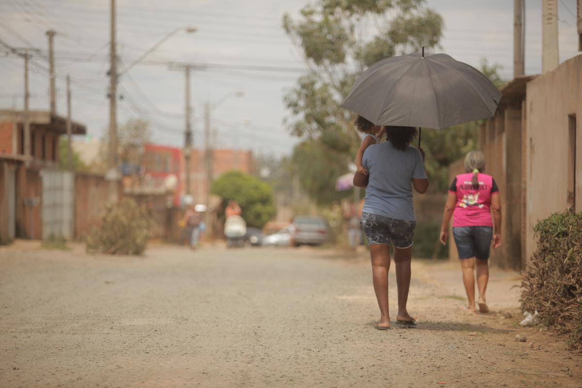O populoso bairro do Campo Belo, onde ocorreram as cenas de violência doméstica no final de semana (Kamá Ribeiro)