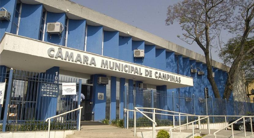 Fachada da Câmara Municipal de Campinas (Divulgação)