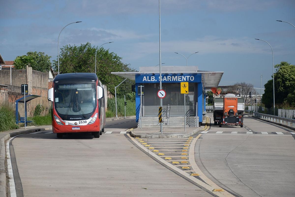 A partir de segunda-feira, a linha 222 (Florence II) terá uma alteração em seu percurso, deixando de utilizar o corredor para dar lugar ao BRT (Alessandro Torres)