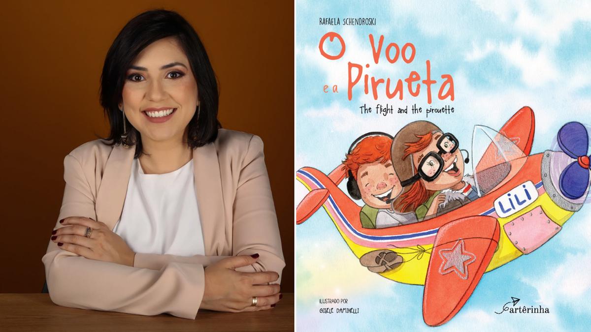 No livro, Rafaela Schendroski conta para crianças como é possível viver o futuro agora (Divulgação)