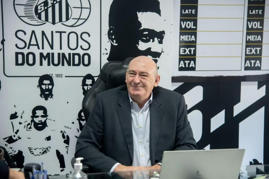 Andres Rueda, presidente do Santos (Divulgação/ Santos)