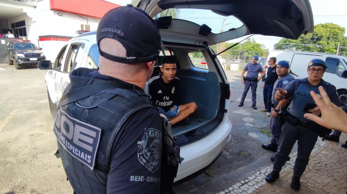 Antônio Marcos Alberguine foi conduzido ao 3º Distrito Policial (DP), no Botafogo, e em seguida para a cadeia pública no bairro São Bernardo (Divulgação)