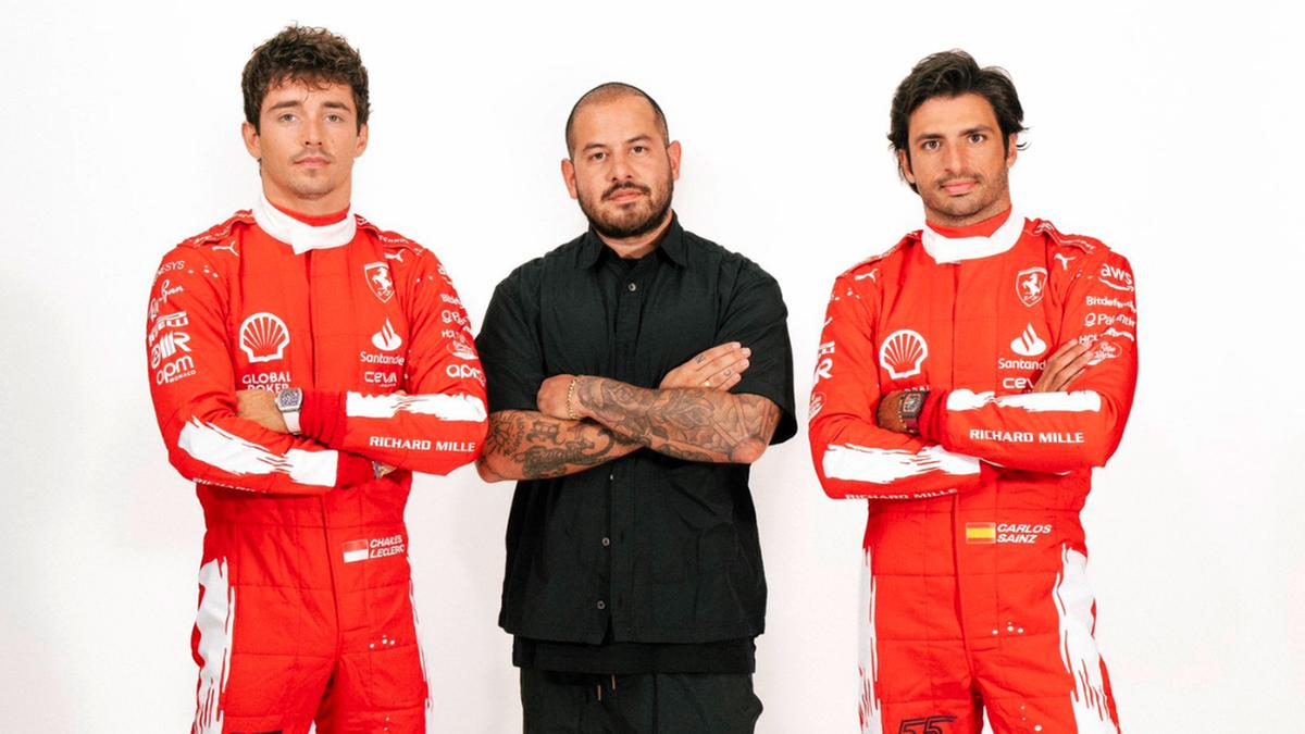 Charles Leclerc, Joshua e Carlos Sainz (Divulgação)