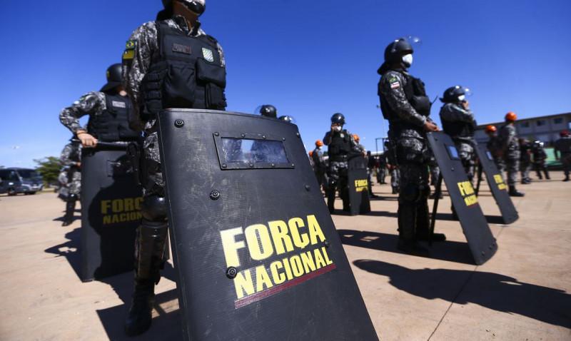 Cerimônia de  entrega de itens de segurança para 23 estados e o Distrito Federal. Os bens, que fazem parte do acervo da Força Nacional de Segurança Pública. (Marcelo Camargo/Agência Brasil)