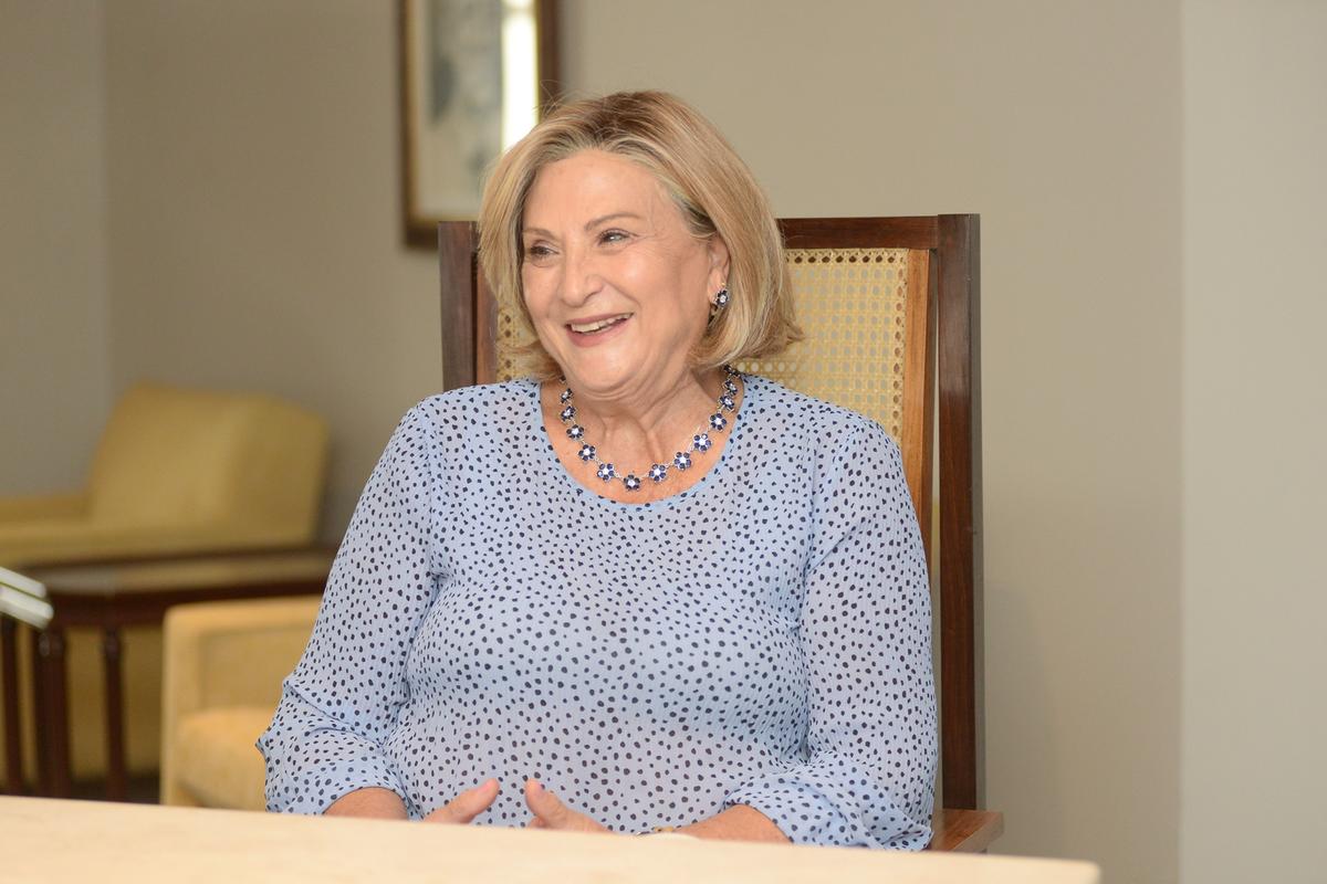 Maria Angeles Botello, diretora de importação da vinícola Casa Scalecci: “Eu sou muito teimosa e faço questão de que uma parte da colheita das uvas seja feita manualmente” (Alessandro Torres)