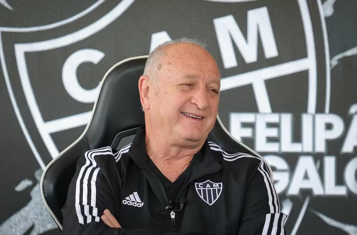 Luiz Felipe Scolari, treinador do Atlético Mineiro (Pedro Souza/ Atlético)