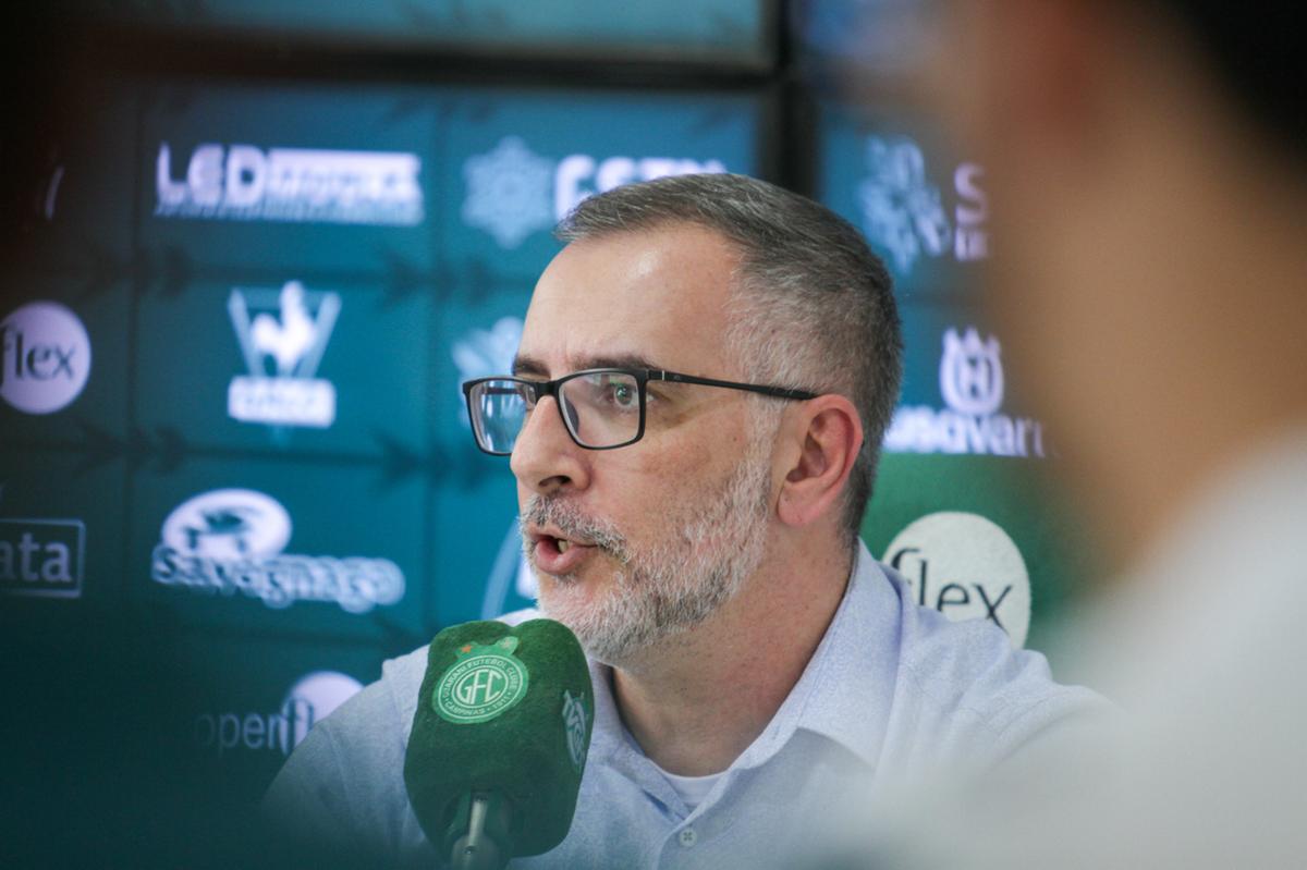 O superintendente de futebol do Guarani, Juliano Camargo (Thomaz Marostegan/Guarani FC)