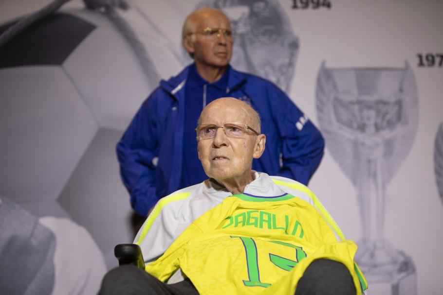 Inauguração da estátua de cera do Zagallo no Museu Seleção Brasileira (Lucas Figueiredo/CBF)