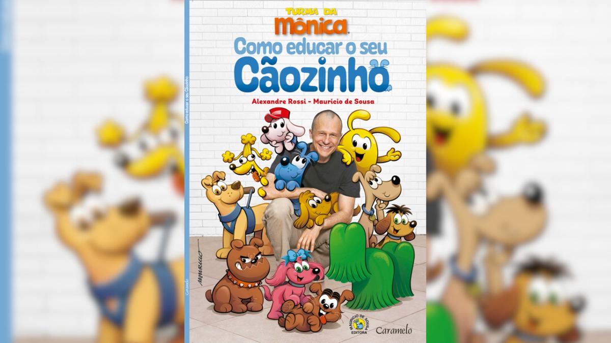 Especialista em comportamento animal, Alexandre Rossi, e a Turma da Mônica entram em ação para ajudar os pequenos a educar os pets com amor (Divulgação)