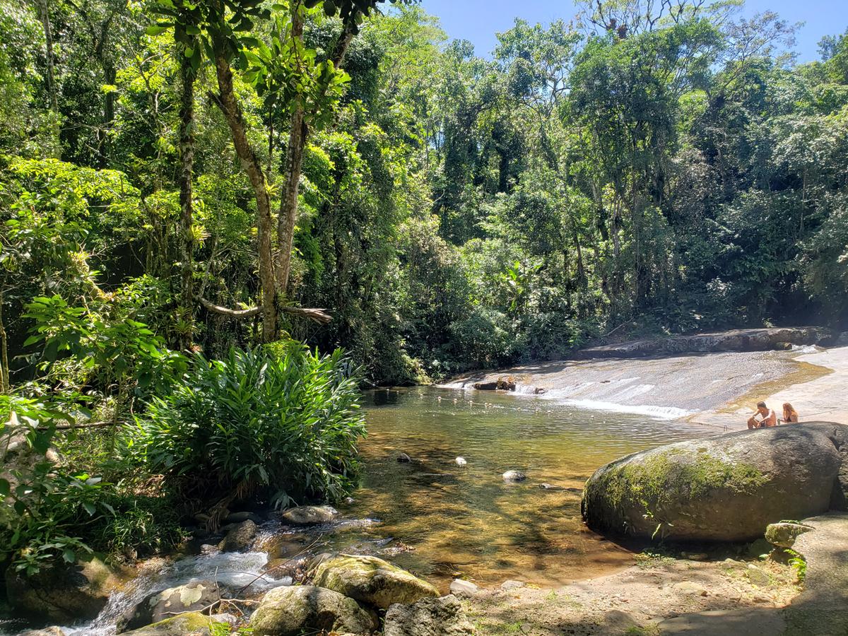 Cachoeira da Toca dentro do Parque Estadual (Aline Guevara)