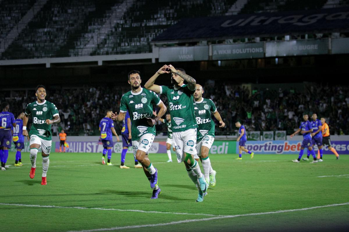 Pablo Thomaz fez o primeiro gol da partida para o time campineiro (Raphael Silvestre/ Guarani FC)