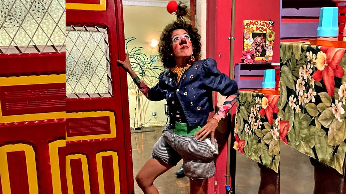 Artista venezuela Julieta Hernández participou de curso de palhaçaria no Lume Teatro, em Barão Geraldo (Divulgação)